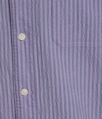 Cremieux Blue Label Big & Tall Performance Stretch Stripe Seersucker Short Sleeve Woven Shirt