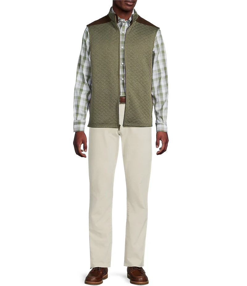 Cremieux Blue Label Big & Tall Quilted Sleeveless Full Zip Vest