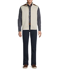 Cremieux Blue Label Big & Tall Quilted Sleeveless Full Zip Vest