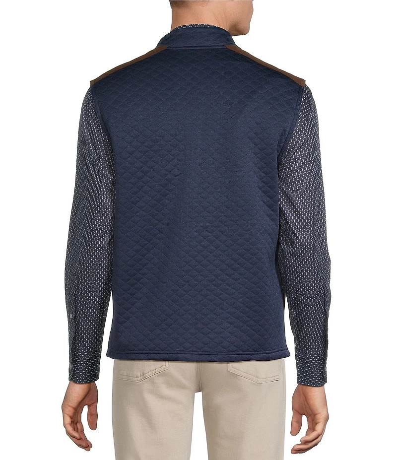 Cremieux Blue Label Big & Tall Quilted Sleeveless Full Zip Vest