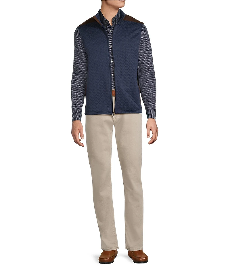 Cremieux Blue Label Big & Tall Quilted Sleeveless Full Zip Vest