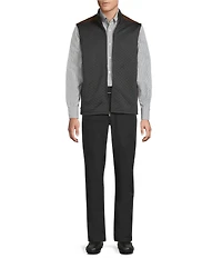 Cremieux Blue Label Big & Tall Quilted Sleeveless Full Zip Vest