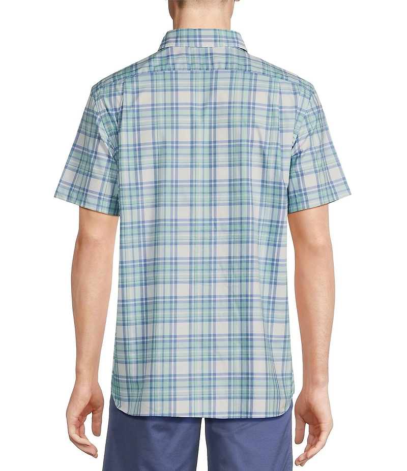 Cremieux Blue Label Brrr°® Royal Twill Pastel Plaid Short Sleeve Woven Shirt