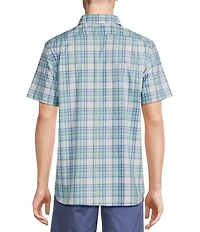 Cremieux Blue Label Brrr°® Royal Twill Pastel Plaid Short Sleeve Woven Shirt