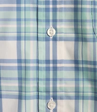 Cremieux Blue Label Brrr°® Royal Twill Pastel Plaid Short Sleeve Woven Shirt