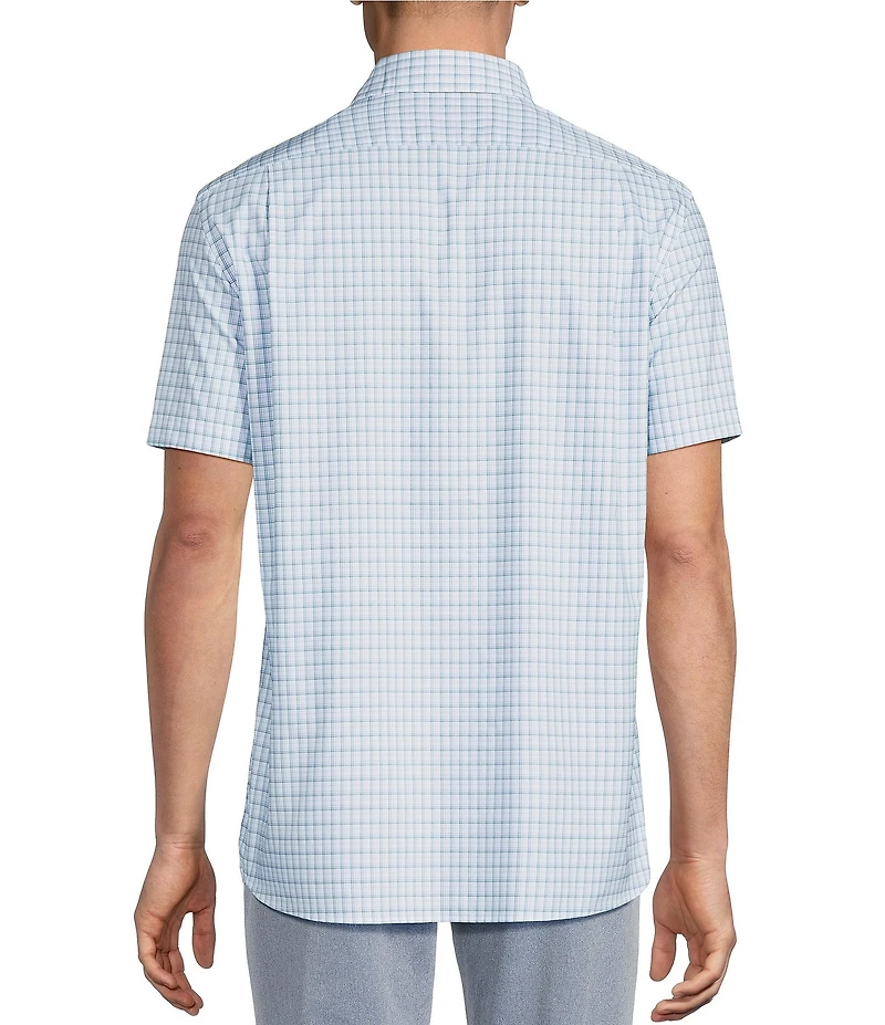 Cremieux Blue Label Brrr Performance Plaid Short Sleeve Woven Shirt