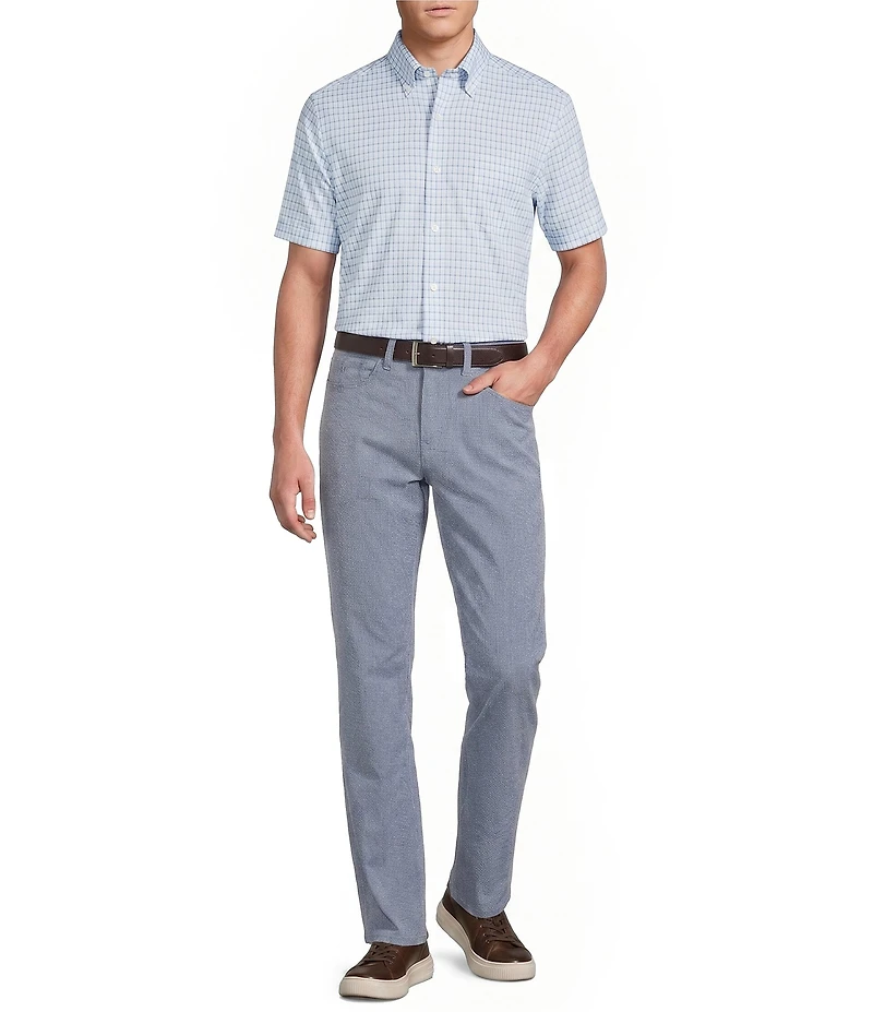 Cremieux Blue Label Brrr Performance Plaid Short Sleeve Woven Shirt