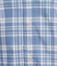 Cremieux Blue Label Brrr° Plaid Royal Short Sleeve Woven Shirt
