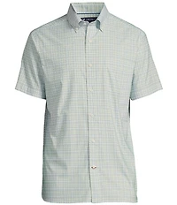 Cremieux Blue Label Brrr° Royal Twill Plaid Short Sleeve Woven Shirt