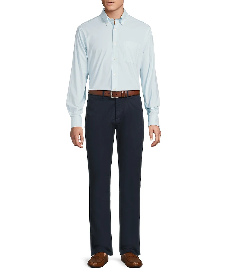 Cremieux Blue Label BRRR Twill Pinstripe Long Sleeve Woven Shirt