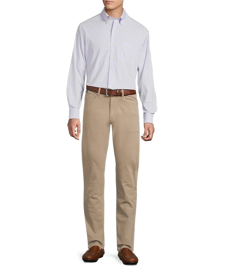 Cremieux Blue Label BRRR Twill Pinstripe Long Sleeve Woven Shirt