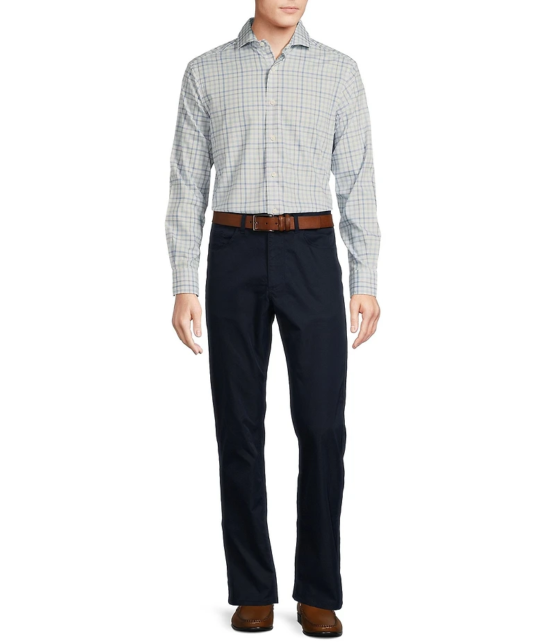 Cremieux Blue Label Brrr° Windowpane Long Sleeve Woven Shirt