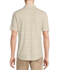 Cremieux Blue Label Cape Town Collection Floral Print Short Sleeve Knit Shirt