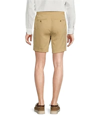 Cremieux Blue Label Cape Town Collection Linen Blend Solid 8#double; Inseam Shorts