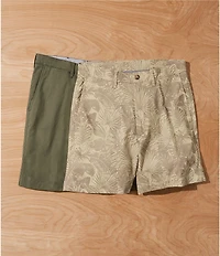 Cremieux Blue Label Cape Town Collection Palm Print 7#double; Inseam Shorts