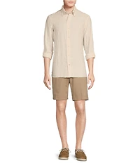 Cremieux Blue Label Cape Town Collection Stripe Long Sleeve Woven Linen Shirt