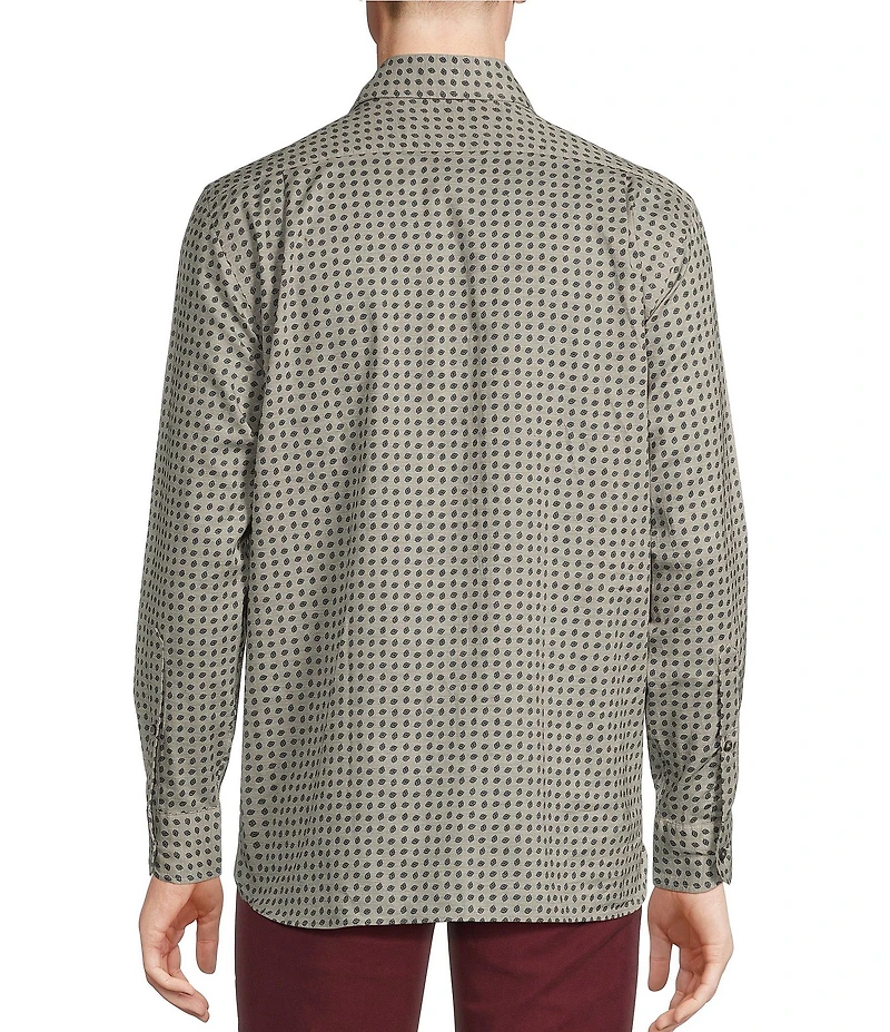 Cremieux Blue Label Chamonix Collection Medallion Print Long Sleeve Woven Shirt