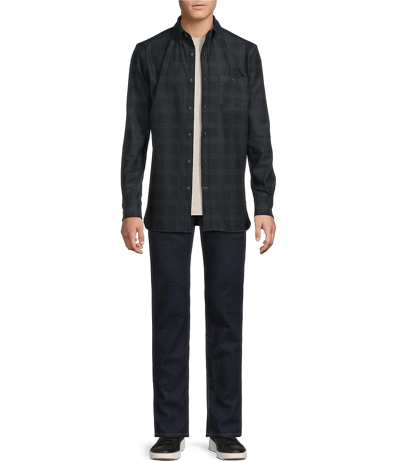 Cremieux Blue Label Check Long Sleeve Overshirt