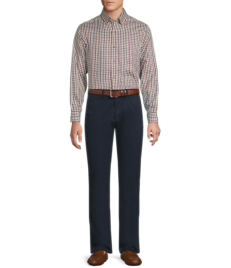 Cremieux Blue Label Check Twill Long Sleeve Woven Shirt