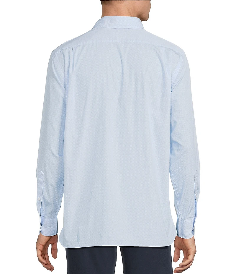 Cremieux Blue Label Circle Geometric Print Poplin Long Sleeve Woven Shirt