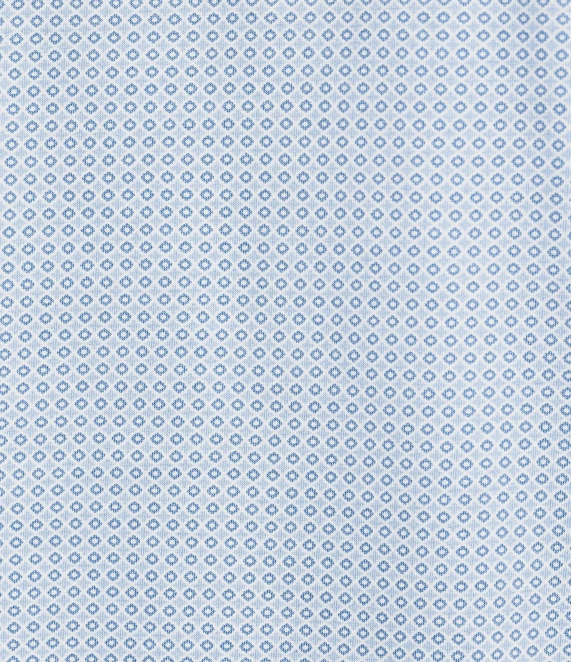 Cremieux Blue Label Circle Print Short Sleeve Polo Shirt