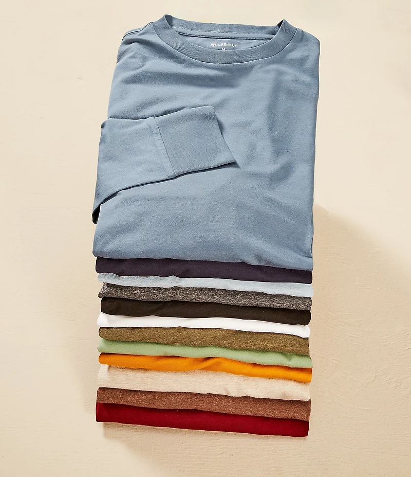 Cremieux Blue Label Classic Fit Crew Neck Long Sleeve T-Shirt