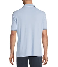 Cremieux Blue Label Classic Fit Solid Pique Short Sleeve Polo Shirt