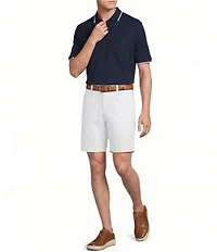 Cremieux Blue Label Classic Fit Solid Pique Short Sleeve Polo Shirt