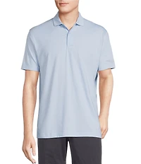 Cremieux Blue Label Classic Fit Stretch Jersey Solid Short Sleeve Polo Shirt