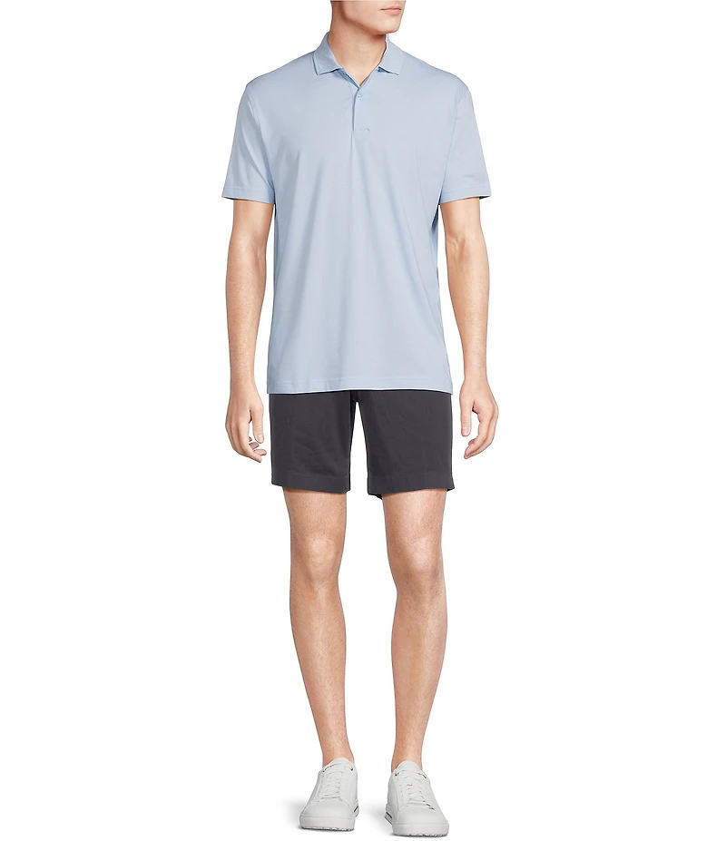 Cremieux Blue Label Classic Fit Stretch Jersey Solid Short Sleeve Polo Shirt