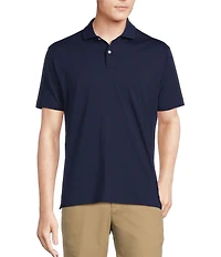 Cremieux Blue Label Classic Fit Stretch Jersey Solid Short Sleeve Polo Shirt