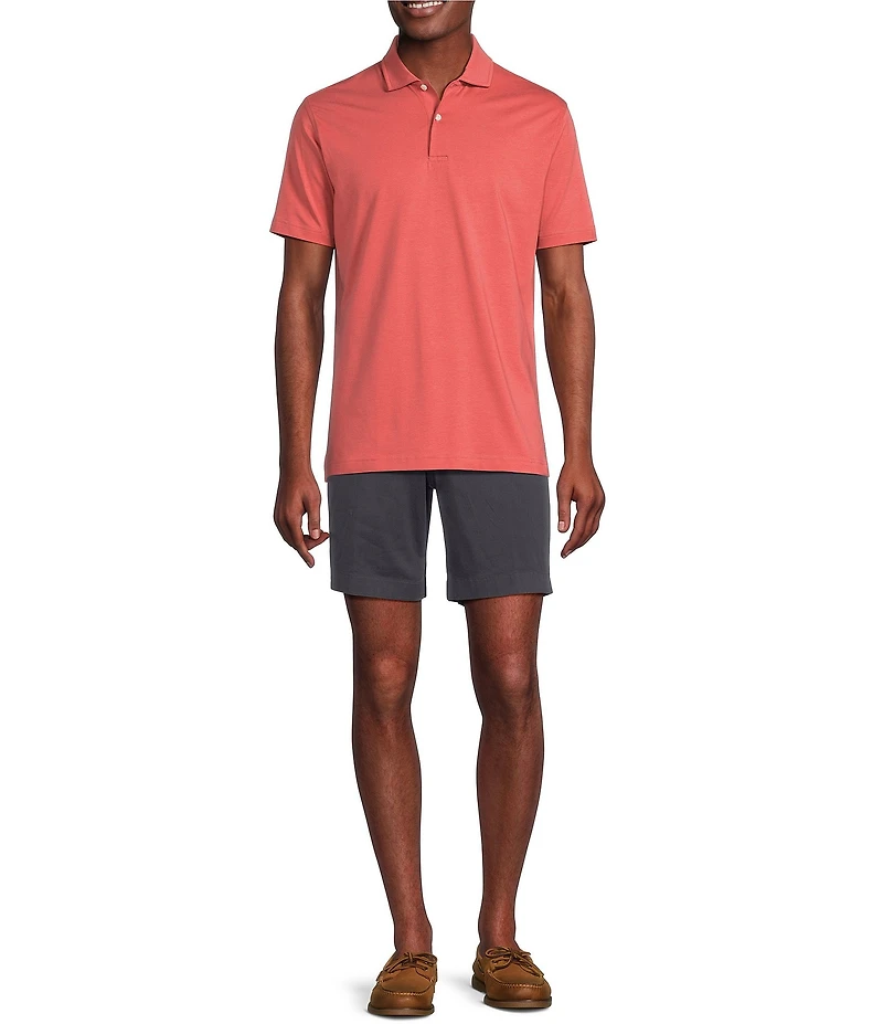 Cremieux Blue Label Classic Fit Stretch Jersey Solid Short Sleeve Polo Shirt