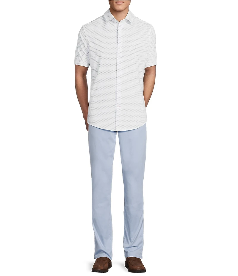 Cremieux Blue Label CMX Tailored Fit 5-Pocket Stretch Waist Sateen Pants