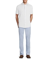 Cremieux Blue Label CMX Tailored Fit 5-Pocket Stretch Waist Sateen Pants