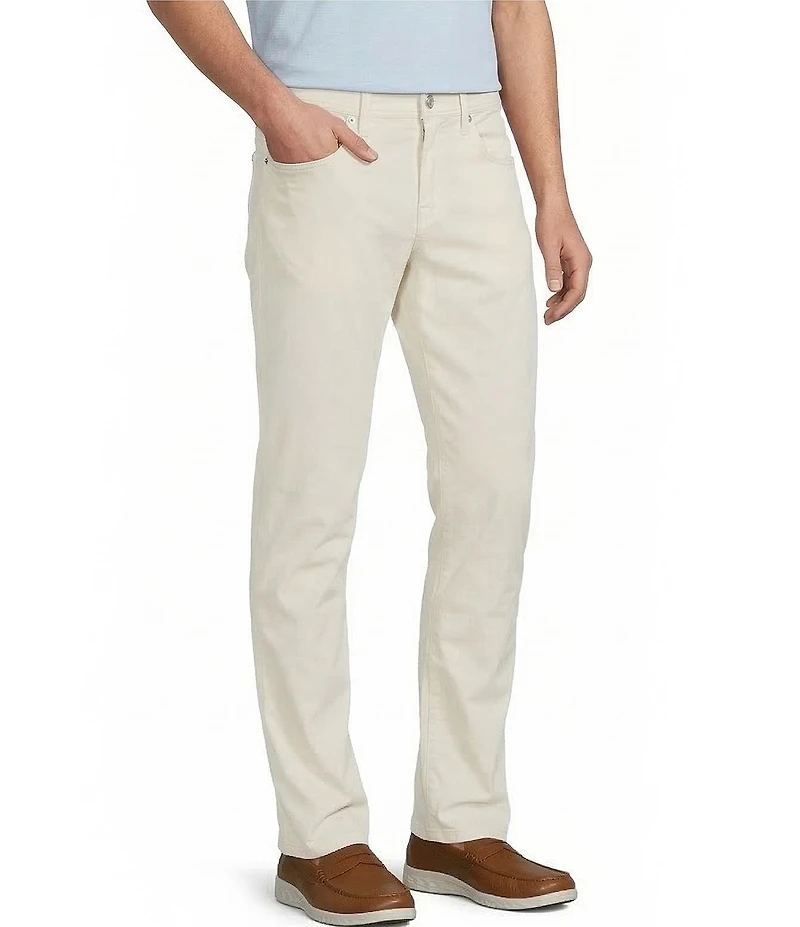 Cremieux Blue Label CMX Tailored Fit 5-Pocket Stretch Waist Sateen Pants