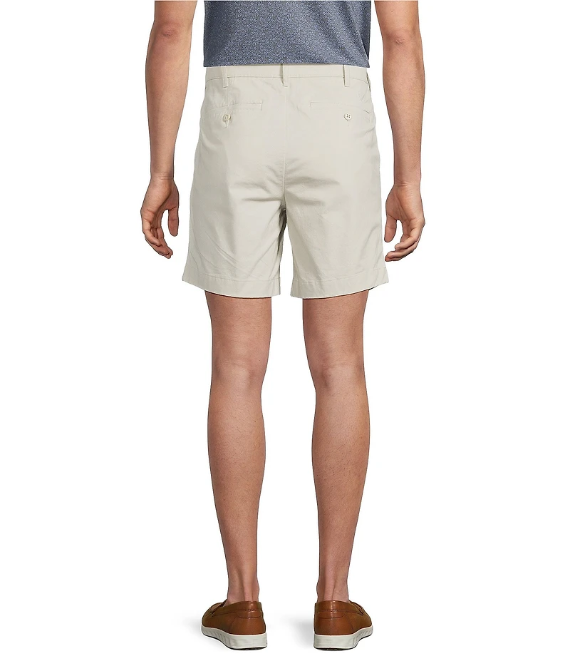 Cremieux Blue Label CMX Tailored Fit Flat Front Stretch 7#double; Inseam Shorts