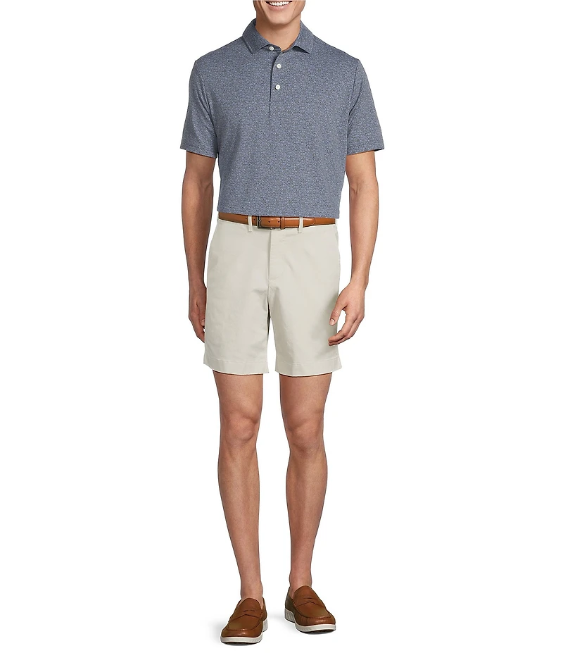 Cremieux Blue Label CMX Tailored Fit Flat Front Stretch 7#double; Inseam Shorts