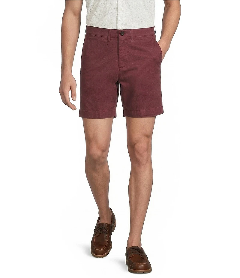 Cremieux Blue Label CMX Tailored Fit Flat Front Stretch 7#double; Inseam Shorts