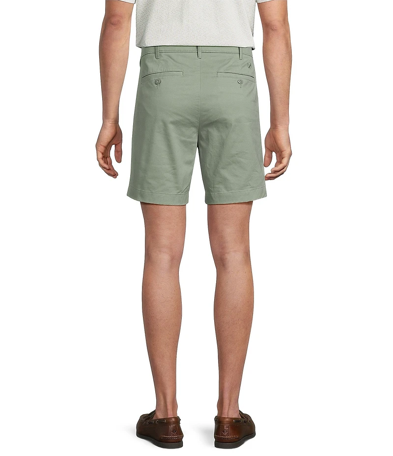 Cremieux Blue Label CMX Tailored Fit Flat Front Stretch 7#double; Inseam Shorts