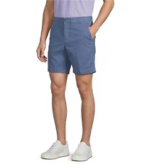 Cremieux Blue Label CMX Tailored Fit Flat Front Stretch 7#double; Inseam Shorts