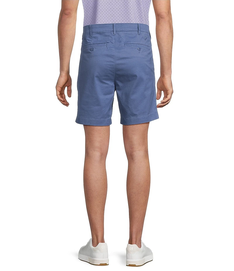 Cremieux Blue Label CMX Tailored Fit Flat Front Stretch 7#double; Inseam Shorts