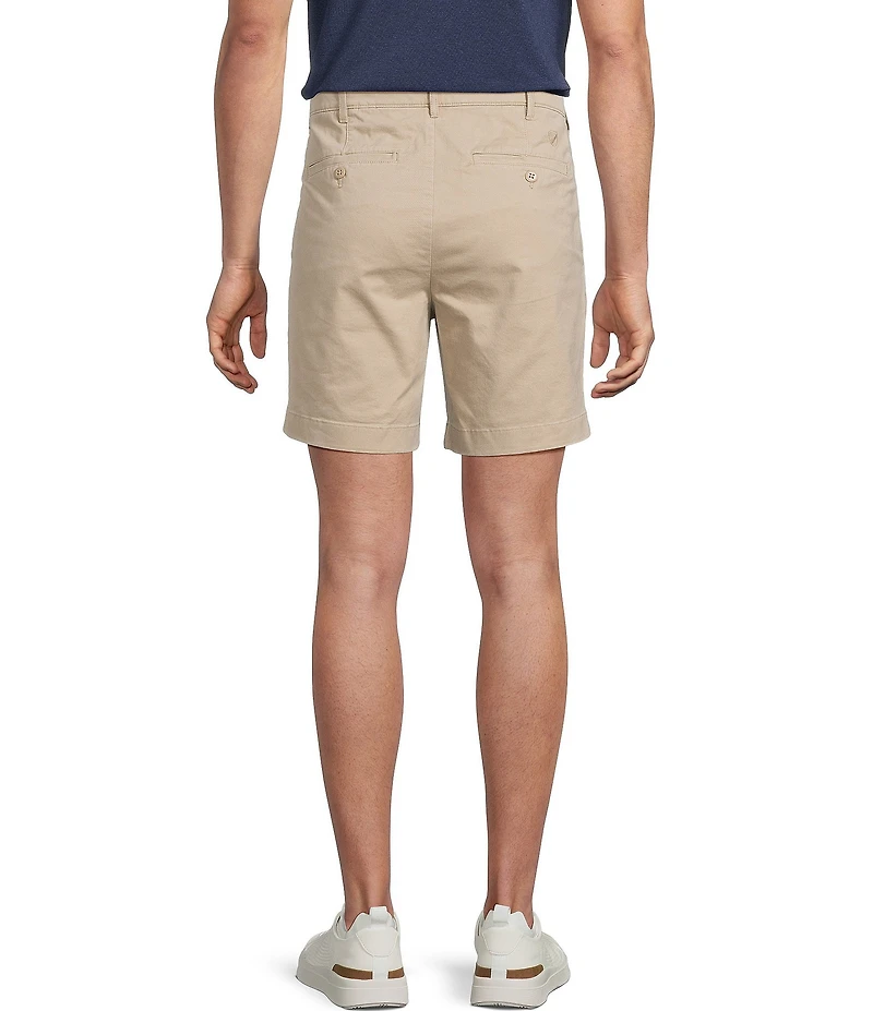 Cremieux Blue Label CMX Tailored Fit Flat Front Stretch 7#double; Inseam Shorts