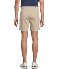 Cremieux Blue Label CMX Tailored Fit Flat Front Stretch 7#double; Inseam Shorts