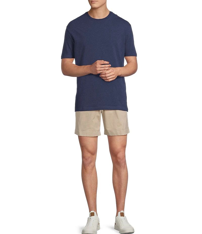 Cremieux Blue Label CMX Tailored Fit Flat Front Stretch 7#double; Inseam Shorts