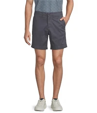 Cremieux Blue Label CMX Tailored Fit Flat Front Stretch 7#double; Inseam Shorts