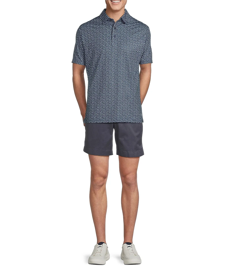 Cremieux Blue Label CMX Tailored Fit Flat Front Stretch 7#double; Inseam Shorts