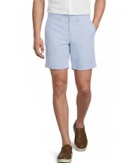 Cremieux Blue Label CMX Tailored Fit Flat Front Stretch 7#double; Inseam Shorts
