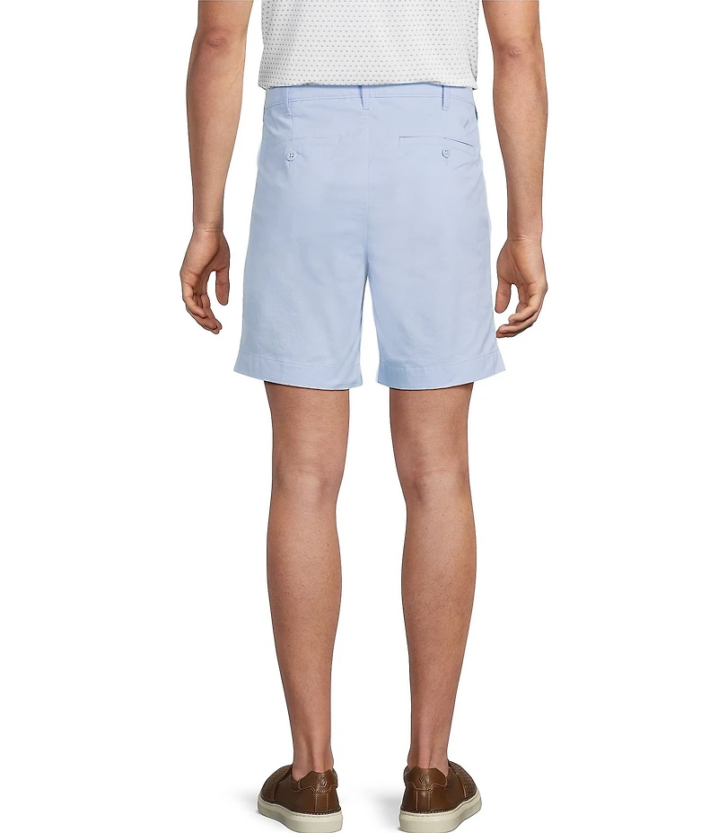 Cremieux Blue Label CMX Tailored Fit Flat Front Stretch 7#double; Inseam Shorts