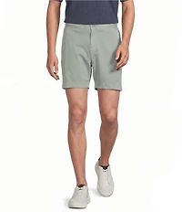 Cremieux Blue Label CMX Tailored Fit Flat Front Textured 6#double; Inseam Shorts
