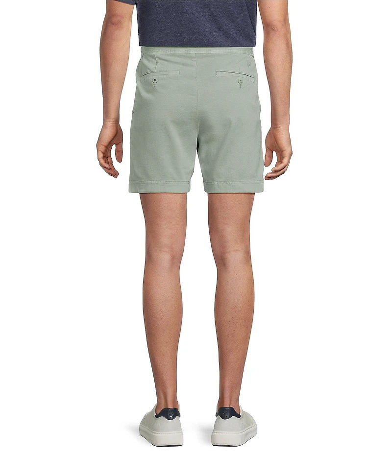 Cremieux Blue Label CMX Tailored Fit Flat Front Textured 6#double; Inseam Shorts